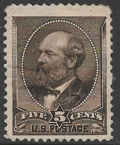 Estados Unidos #205 5c. Edición Garfield Usado Excelente - Imagen 1 de 2