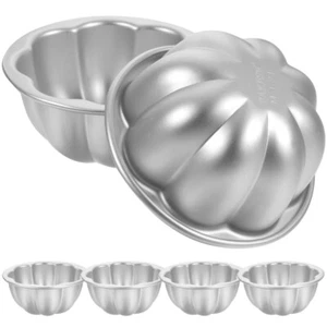 6 piezas mini moldes para pasteles pequeños moldes de postre de metal tazas individuales para hornear utensilios para hornear - Imagen 1 de 12