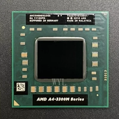 AMD A4-3300M CPU AM3300DDX23GX Mobile Processor X86 Socket FS1 K10 - Image 1 of 4