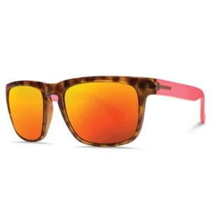 Electric Visual Knoxville Matte Coral Tortoise /OHM Grey Fire Chrome Sunglasses - Picture 1 of 1