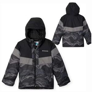 Columbia Lighting Lift II Boys Waterproof Insulated Jacket Grey SELECT SIZE NEW - Picture 1 of 16