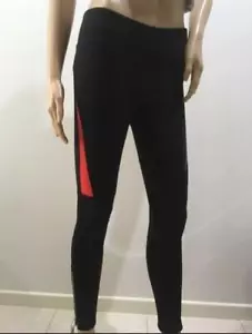 Jaggad Fleece Long Cycling leggins Tights Pants bike Women/Girls S-XL Black/Red - Picture 1 of 7