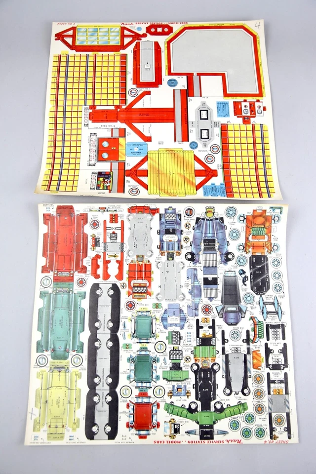 Vintage 1953 Nash Model Car Kit Dealer Promo Punch Out Cardstock toy playset - Image 1 of 4