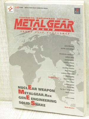 METAL GEAR SOLID Complete Guide Sony PlayStation 1 Book 1998 Japan AP96 - Image 1 of 4