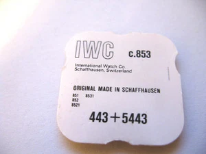 IWC INTERNATIONAL 851,852,853,8521,8531 SETTING LEVER + SCREW PART 443 /5 - Picture 1 of 2