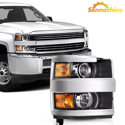 Halogen Headlight For 2015-2019 Chevy Silverado 2500HD 3500HD Right Passenger Rh - Image 1 of 4