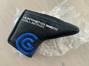 CLEVELAND HUNTINGTON BEACH BLACK / BLUE BLADE PUTTER HEAD COVER HEADCOVER - NEW - Picture 1 of 5