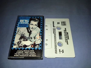 BING CROSBY WHERE THE BLUE OF THE NIGHT CASSETTE TAPE (PS #84) - Picture 1 of 2