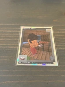 2024 Panini Minecraft - Cubic Parallel Crafting Chronicles Milk Bucket #110 - Picture 1 of 2