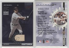 2002 Donruss Best of Fan Club Master Craftsmen Game-Used Bat Jeff Bagwell HOF