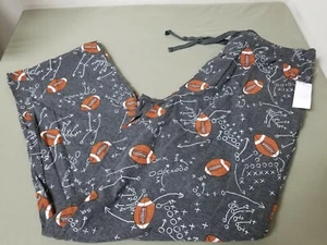 New Mens Joe Boxer Football Play Print Drawstring Lounge Sleep Pants. - Picture 1 of 5