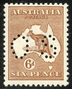 6d Roo Acsc 21Cba~SG73 DEEP CHESTNUT 3rd WMK MUH.   - Picture 1 of 2