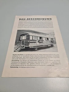 Prospekt fahrbare Kreiswanderlehrküche Lehrküche Bauart Schumann Werdau - Bild 1 von 4