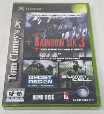 Xbox Tom Clancy's Rainbow Six 3 Companion Demo Disc *NEW*Free Shipping* - Image 1 of 4