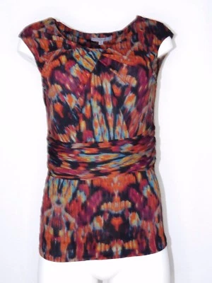 Classiques Entier Medium Womens Sleeveless Top Watercolor Multicolor Tank Top - Image 1 of 4