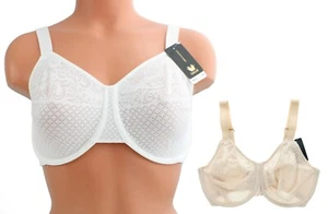 Wacoal Sheer Mesh Minimizer Bra 857210, Adjustable Straps, Elastic Band - Picture 1 of 9