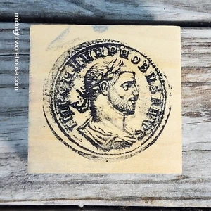 Probus Ancient Roman Coin Impression by Manatee Rubber Stamp Company - Picture 1 of 5