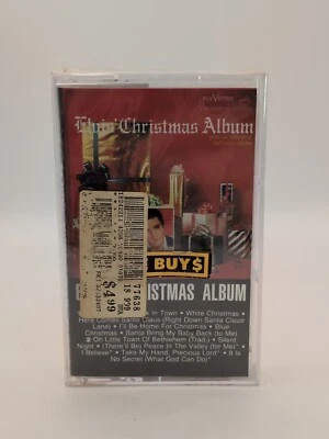 Elvis Presley, Elvis' Christmas Album (Cassette, 1957) Sealed New - Image 1 of 2