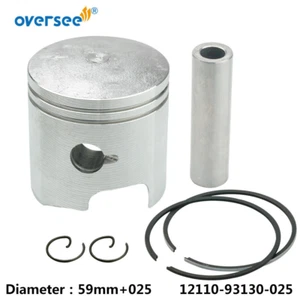 12100-93120-025 Piston Set +025 For Suzuki Outboard Motor 9.9HP 15HP DT9.9 DT15 - Picture 1 of 4