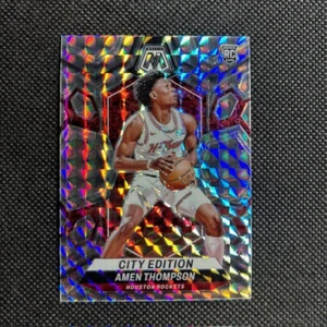 2023-24 Mosaic Amen Thompson Silver Mosaic Prizm City Edition Rookie RC #269 - Picture 1 of 2