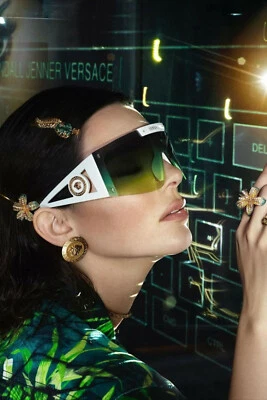 NUEVO Genuino VERSACE Runway Medusa Icon Shield +3 Lentes Gafas de sol VE 4393 401/1W Foto 1 de 4