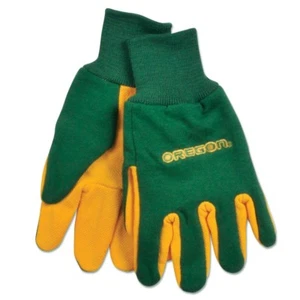 Oregon Ducks  2 Tone Non-Slip Uitlity Gloves  - Picture 1 of 1