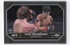 2024 Topps Chrome UFC Choi Seungwoo #147 RC Rookie - Picture 1 of 2