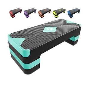 GYMMAGE Aerobic Exercise Step, Adjustable Aerobic Stepper for Exercise, Worko... - Picture 1 of 7