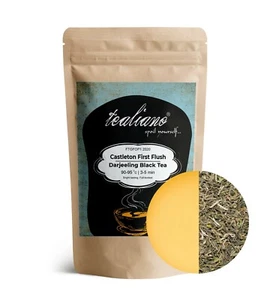 Darjeeling Tea First Flush Iconic Castleton 2023 Premium Black Loose Leaf Tea - Picture 1 of 4