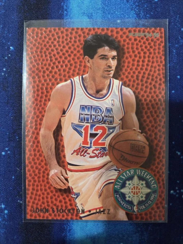 Fleer All-Star Weekend 1994-95 John Stockton #26 Salón de la fama Foto 1 de 1