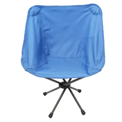 Cadeira dobrável compacta de aço para área externa Four Seasons Courtyard com bolsa de transporte, azul - Imagem 1 de 4