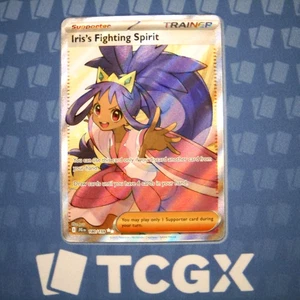 Pokemon - Iris's Fighting Spirit - 180/159 - SV09: Journey Together - Holo NM - Picture 1 of 1