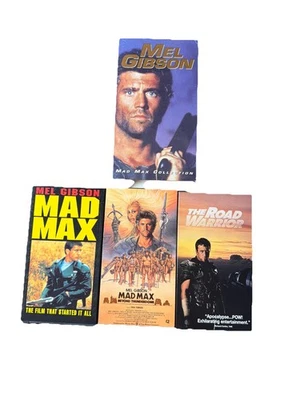 Mad Max Collection VHS Box Set The Road Warrior Beyond Thunderdome Classic Films - Image 1 of 4