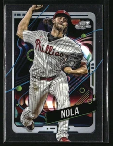 2024 Topps Chrome Cosmic Aaron Nola #61 Philadelphia Phillies - Picture 1 of 2