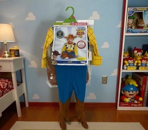 Disney Pixar Toy Story 4 Costume Halloween Legno Bambino 12-18 Mesi - Foto 1 di 3
