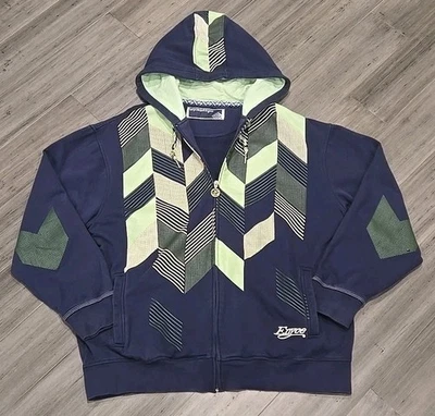 Sudadera con Capucha Argyle Cremallera Completa De Colección Enyce Y2K Para Hombre 2XL Hip Hop StreetWare Pesada Foto 1 de 4