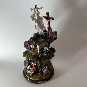 Bradford Exchange Thomas Kinkade Leben Christi Skulptur "Ich bin immer bei dir" - Bild 1 von 8