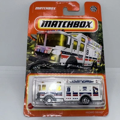 Matchbox 2022 Hazard Squad MBX Highway #91 Fuerza Aérea Lanzamiento Apoyo Emergencia Foto 1 de 4