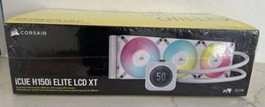 Corsair iCUE H150i Elite LCD XT Liquid CPU Cooler IPS LCD Screen CW-9060077-WW - Bild 1 von 5