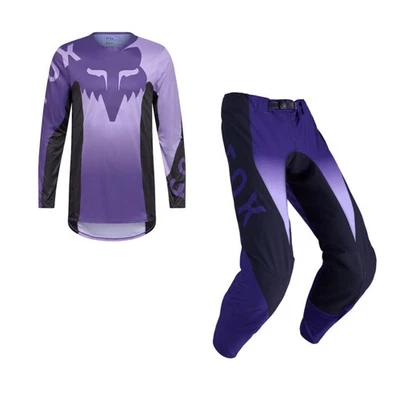Fox MX Combo Hose Shirt Flexair SPIRE Kids lila Motocross Set Offroad Endur - Bild 1 von 4