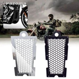 ABS Motorcycle Radiator Grille Oil Cooler Protector For Harley Softail 18-UP - Picture 1 of 28