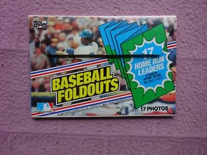 TOPPS 1983 - BASEBALL FOLDOUTS # HOME RUN LEADERS  GD / VG - Picture 1 of 6