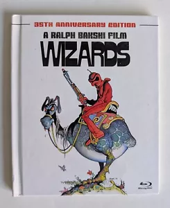 Wizards ~ A Ralph Bakshi Film 35th Anniversary Edition Blu-ray VG SIGNED - Foto 1 di 3