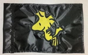10"x15" Woodstock Negro Bandera de Seguridad ATV UTV Jeep Bicicleta JEEP BOAT - Imagen 1 de 2