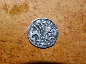 Deutsche Staaten Pommern Pyritz um 1413-1428 n. Chr. Silber 1/4 Groschen/Vierchen F3 - Bild 1 von 2