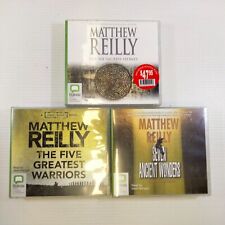 3 x Matthew Reilly Unabridged Bolinda Audio Book CDs: Jack West Jr. Vol 5, 6, 7