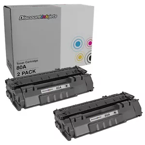 DI Toner Cartridge Replacement for HP 80A CF280A (Black 2-Pack) - Picture 1 of 7