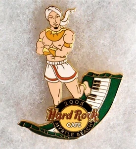 HARD ROCK CAFE MYRTLE BEACH EGYPTIAN MUSICIAN ON FLYING CARPET PIANO PIN # 29544 - Picture 1 of 1