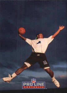 1993 Pro Line Portraits Football Card #501 Barry Sanders