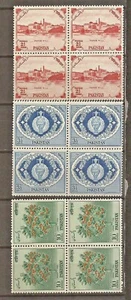 PAKISTAN SG 87/89, TREE Ist Anniv OF REPUBLIC BLOCK OF 4 MNH. - Picture 1 of 1